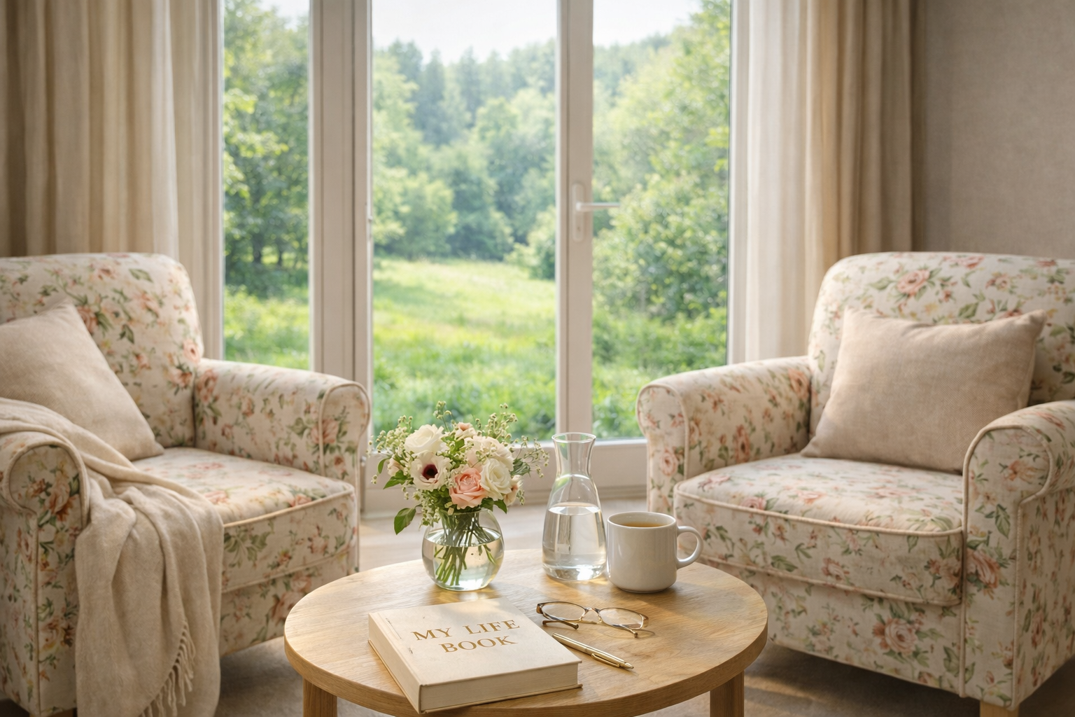 Cesta z města a klid v přírodě